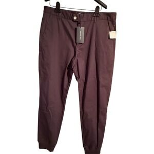 Zachary Prell 34 x 30 Performance Jogger Pant Ankle Cuff Charcoal NWT